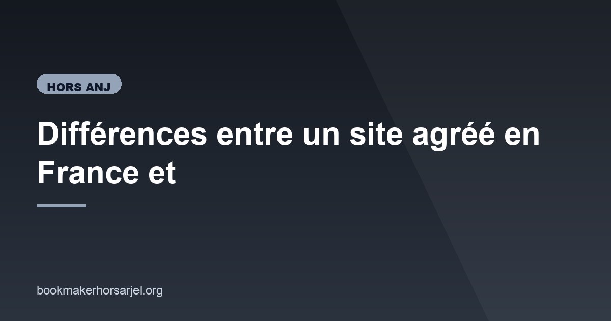 Illustration de l'article consacré aux différences entre sites