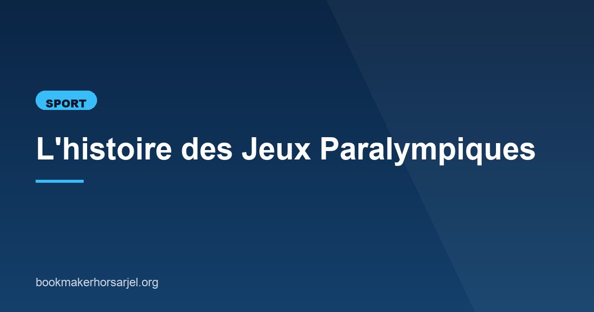 Illustration de l'article consacré à l'histoire des Jeux Paralympiques