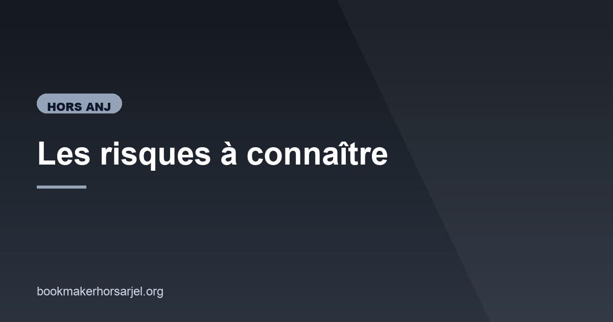 Illustration de l'article consacré aux risques à connaître
